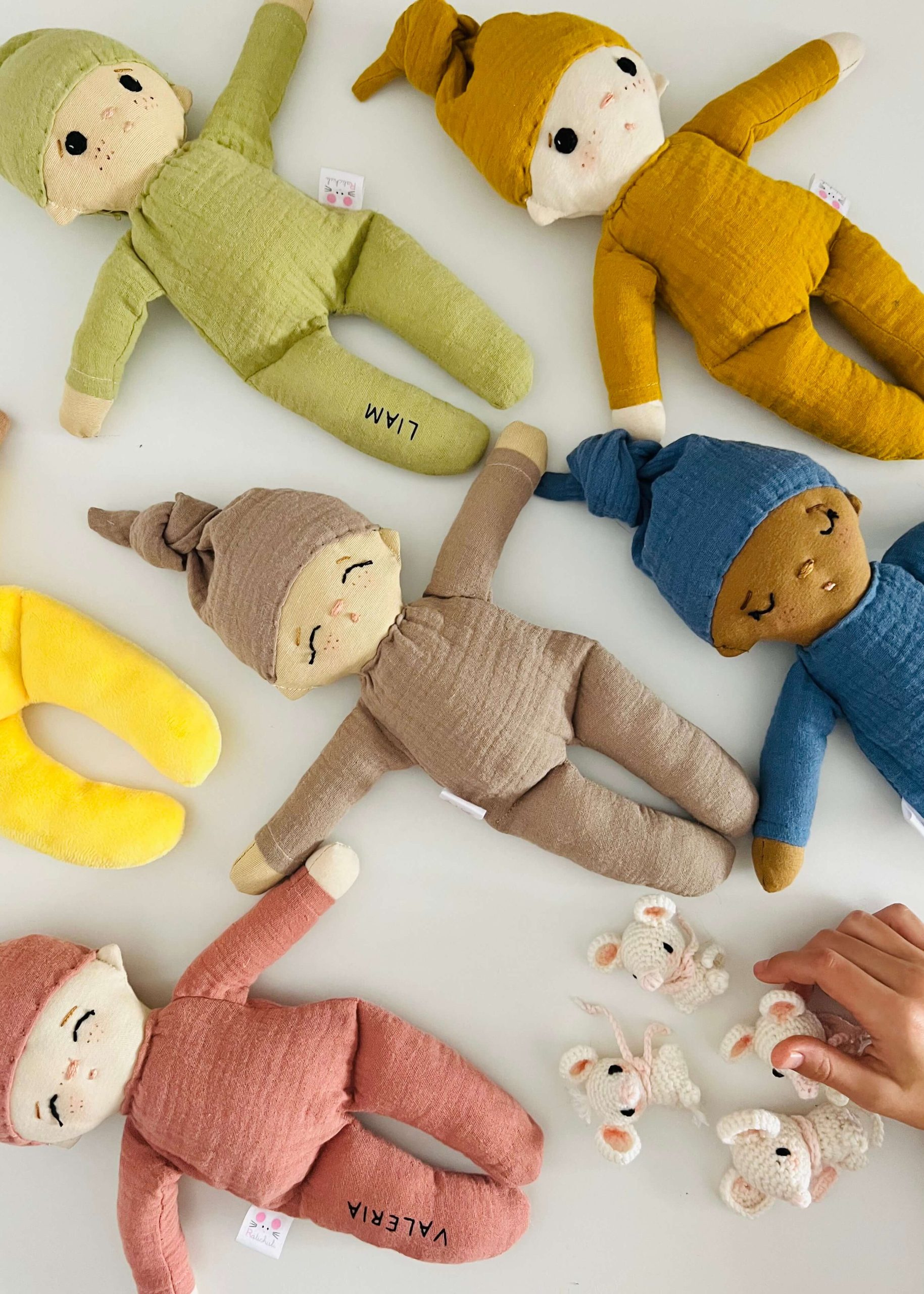 Muñecos de apego para bebes