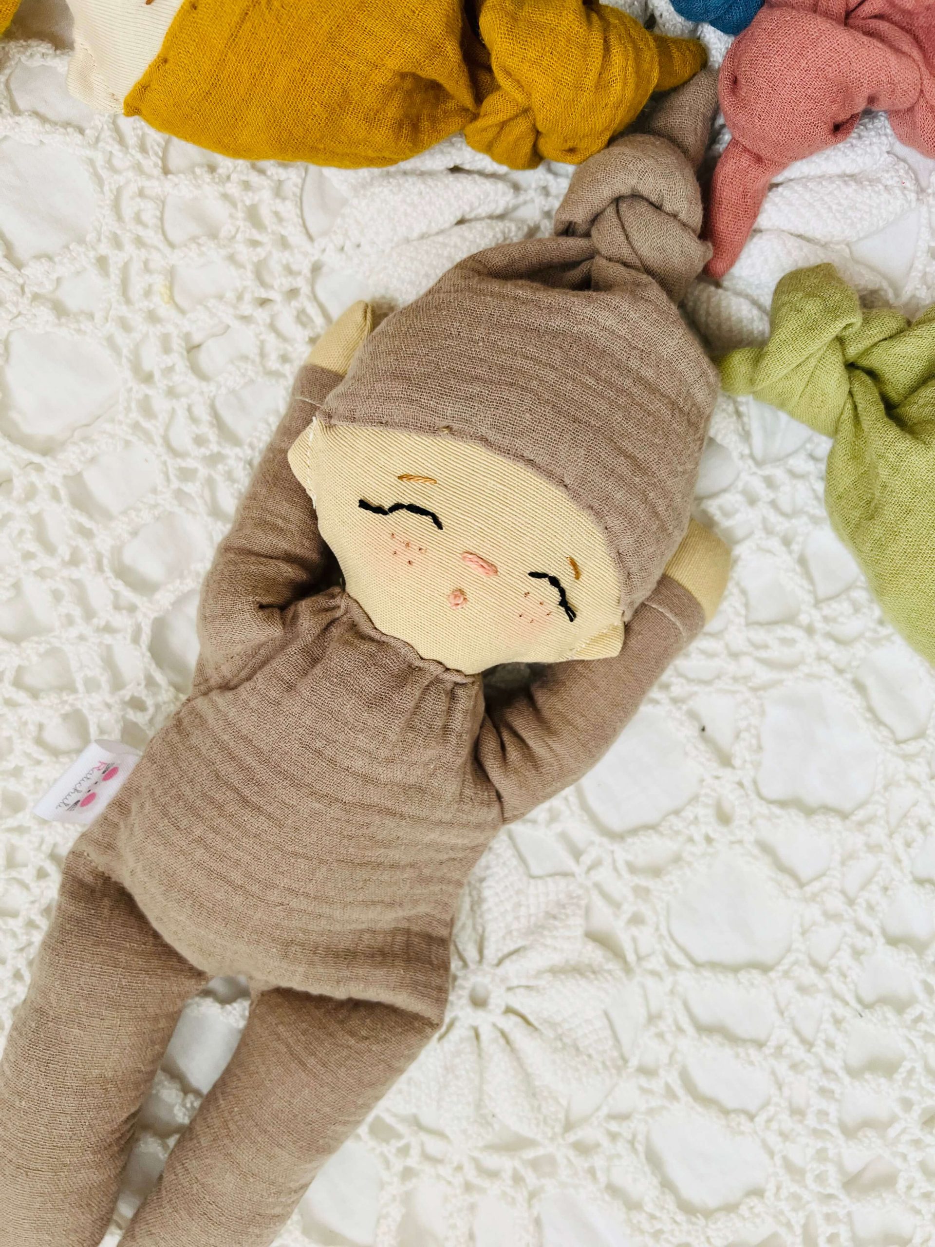 Muñeca suave blandita de tela para la transición infantil